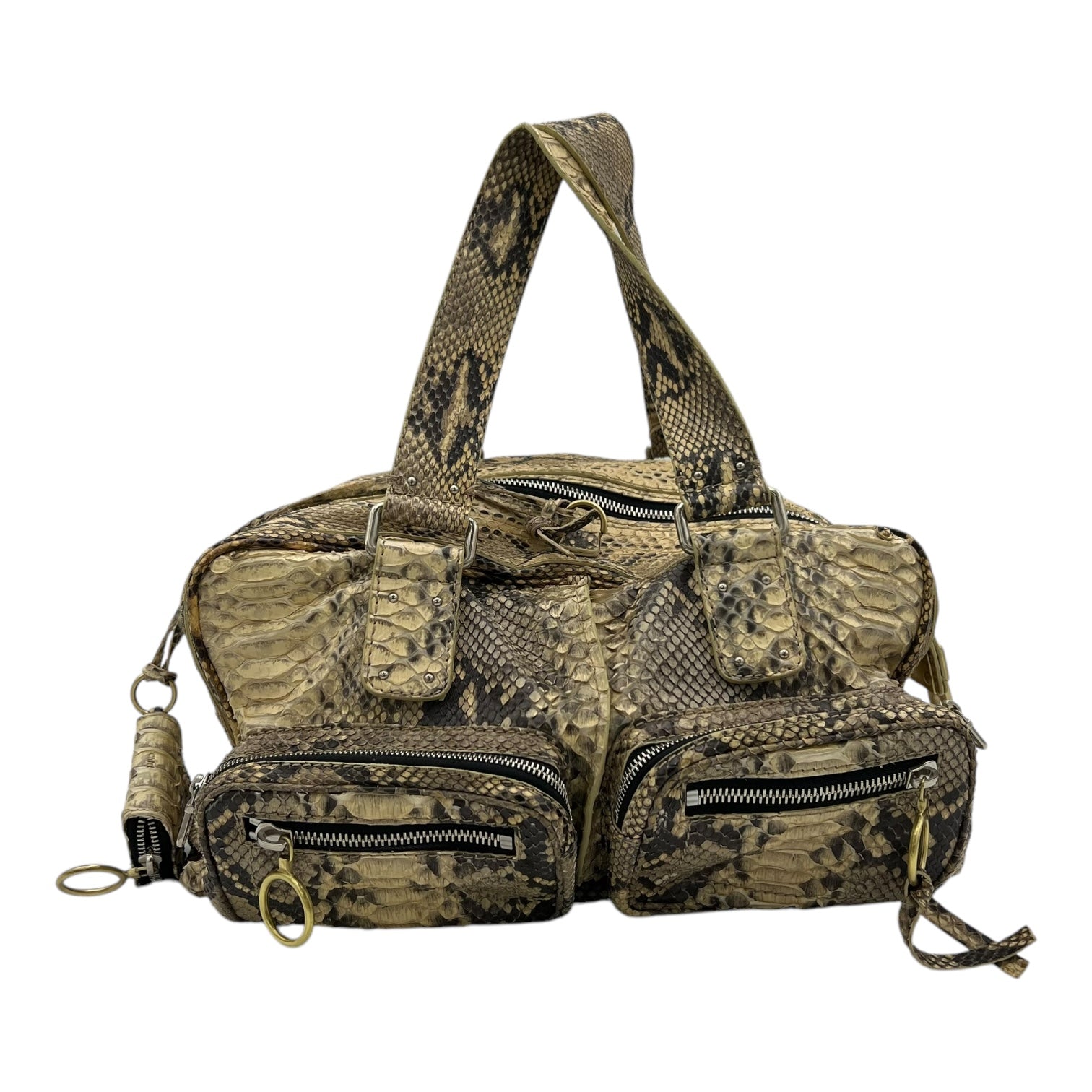 Paddington Top Handle Bag Beige in Others, Mixed hardware