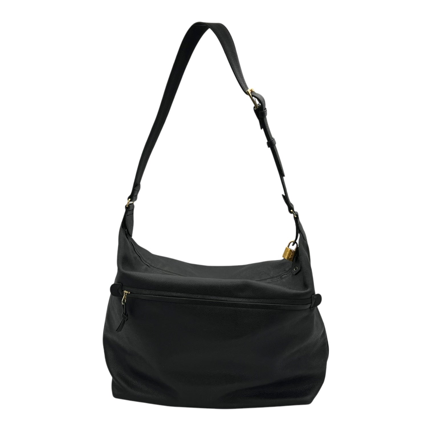 Timeless CC Black Shoulder Bag in Caviar Leather, Gold hardware