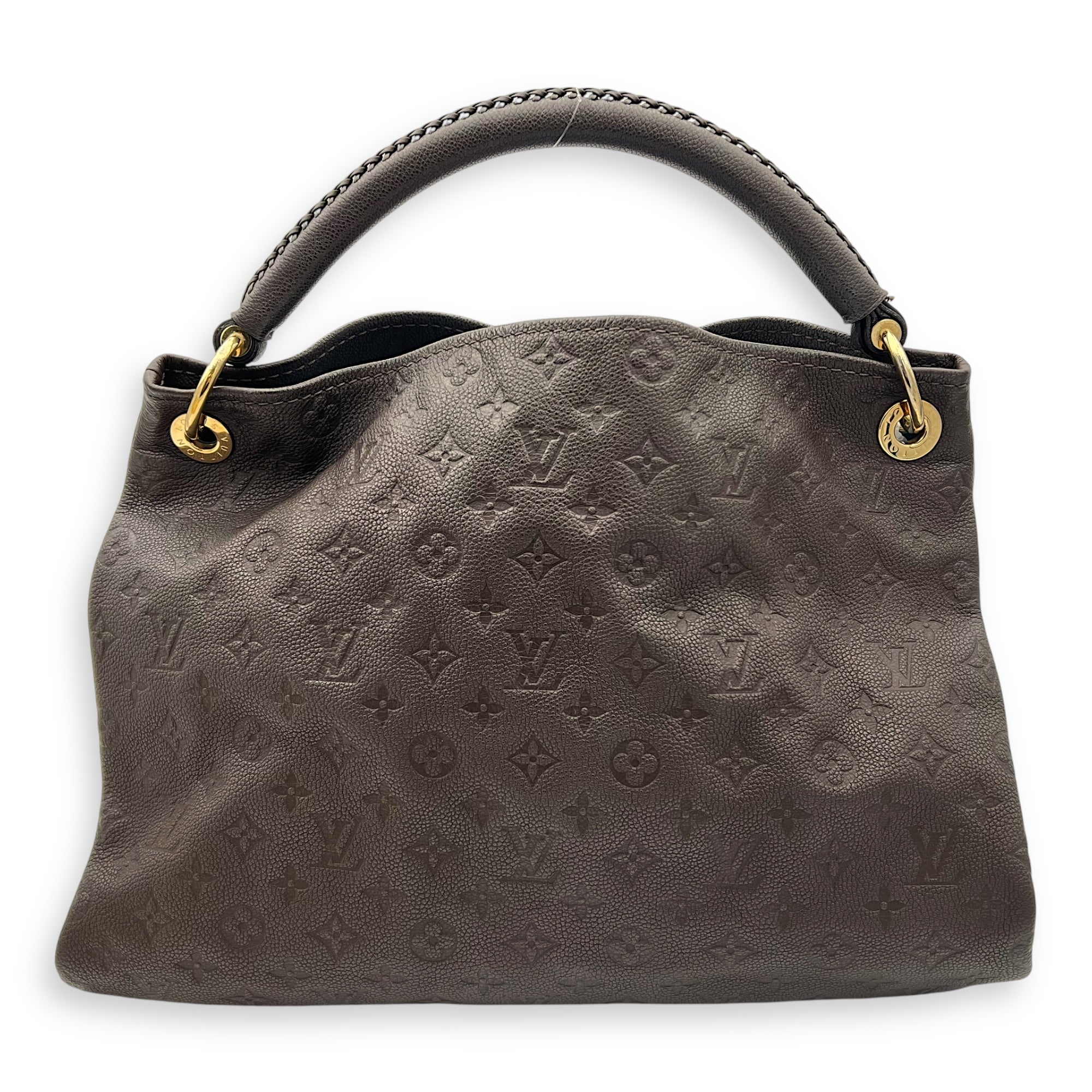 Louis Vuitton Artsy Shoulder Bag Brown in Monogram Empreinte Leather, Gold hardware_2