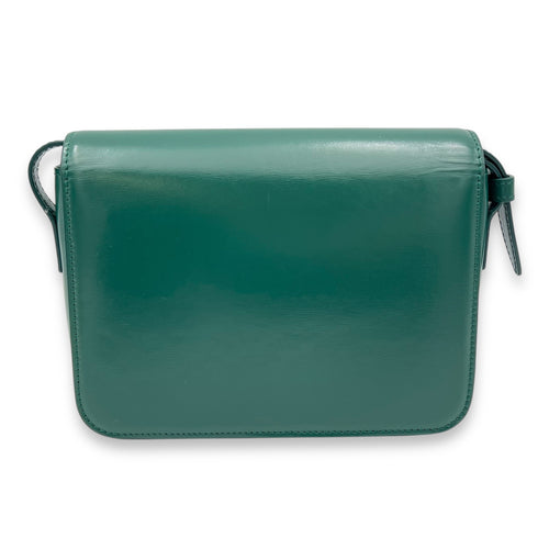 Celine Triomphe Shoulder Bag Green in Calfskin, Gold hardware_2