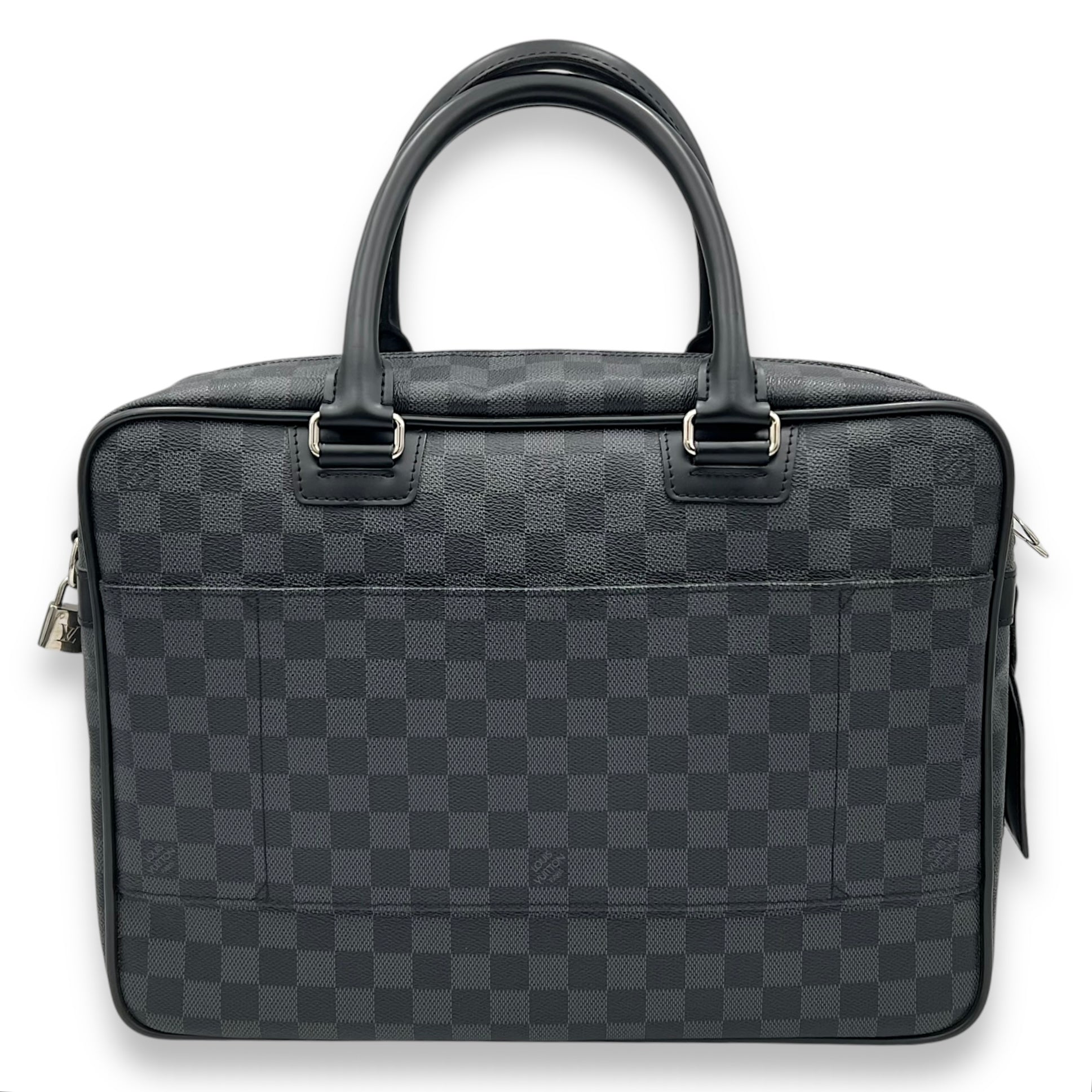 Louis Vuitton ICare Black Messenger in Damier Graphite, Silver hardware_2