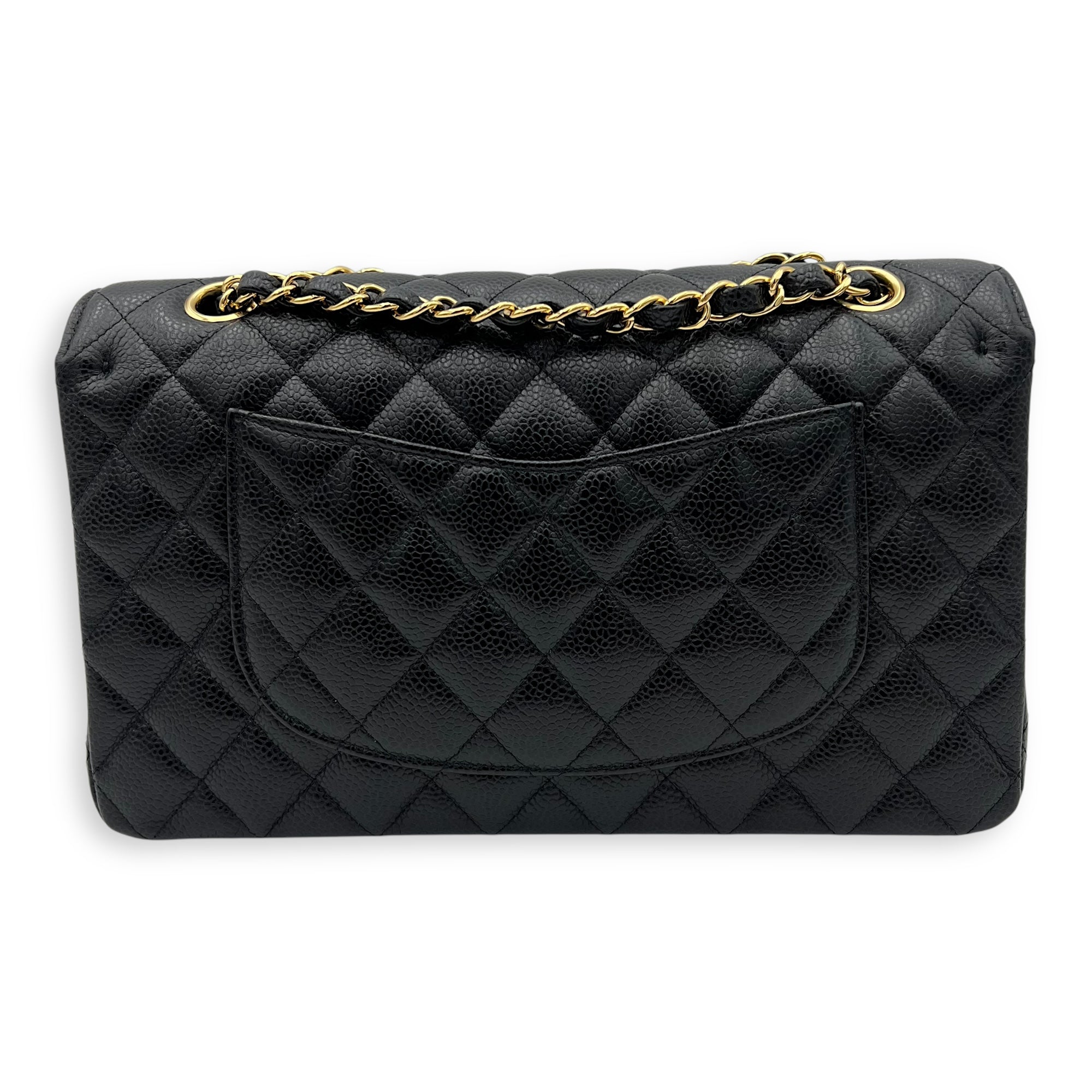 Chanel Classic Shoulder Bag Black in Caviar Leather, Gold hardware_2