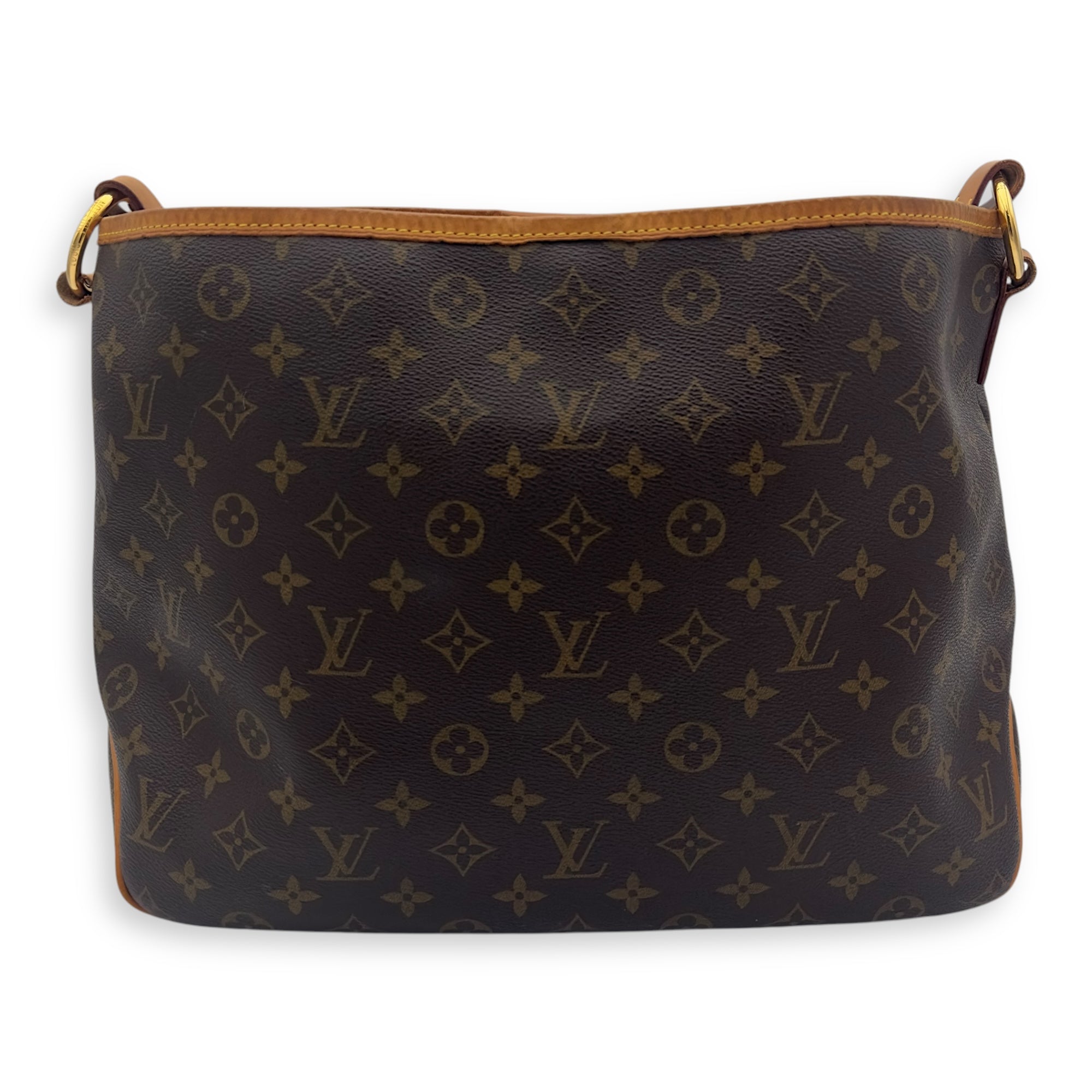 Louis Vuitton Delightful Shoulder Bag Brown in Monogram Coated Canvas, Gold hardware_2