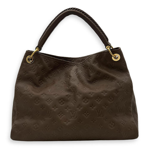 Louis Vuitton Artsy Tote Bag Brown in Empreinte Leather, Gold hardware_2