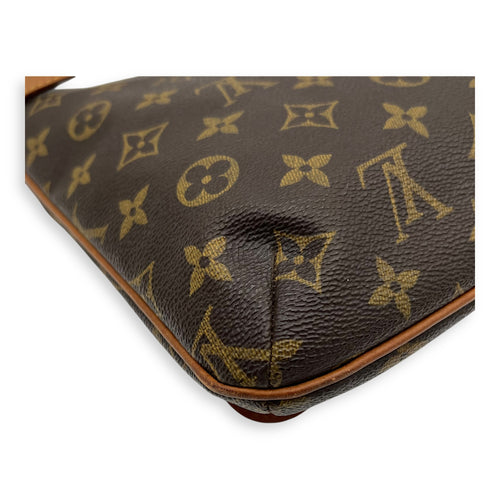 Louis Vuitton Musette Salsa Brown Crossbody Bag in Monogram Coated Canvas, Gold hardware_14