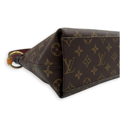 Louis Vuitton Tuileries Besace  Shoulder Bag Brown in Monogram Coated Canvas, Gold hardware_8