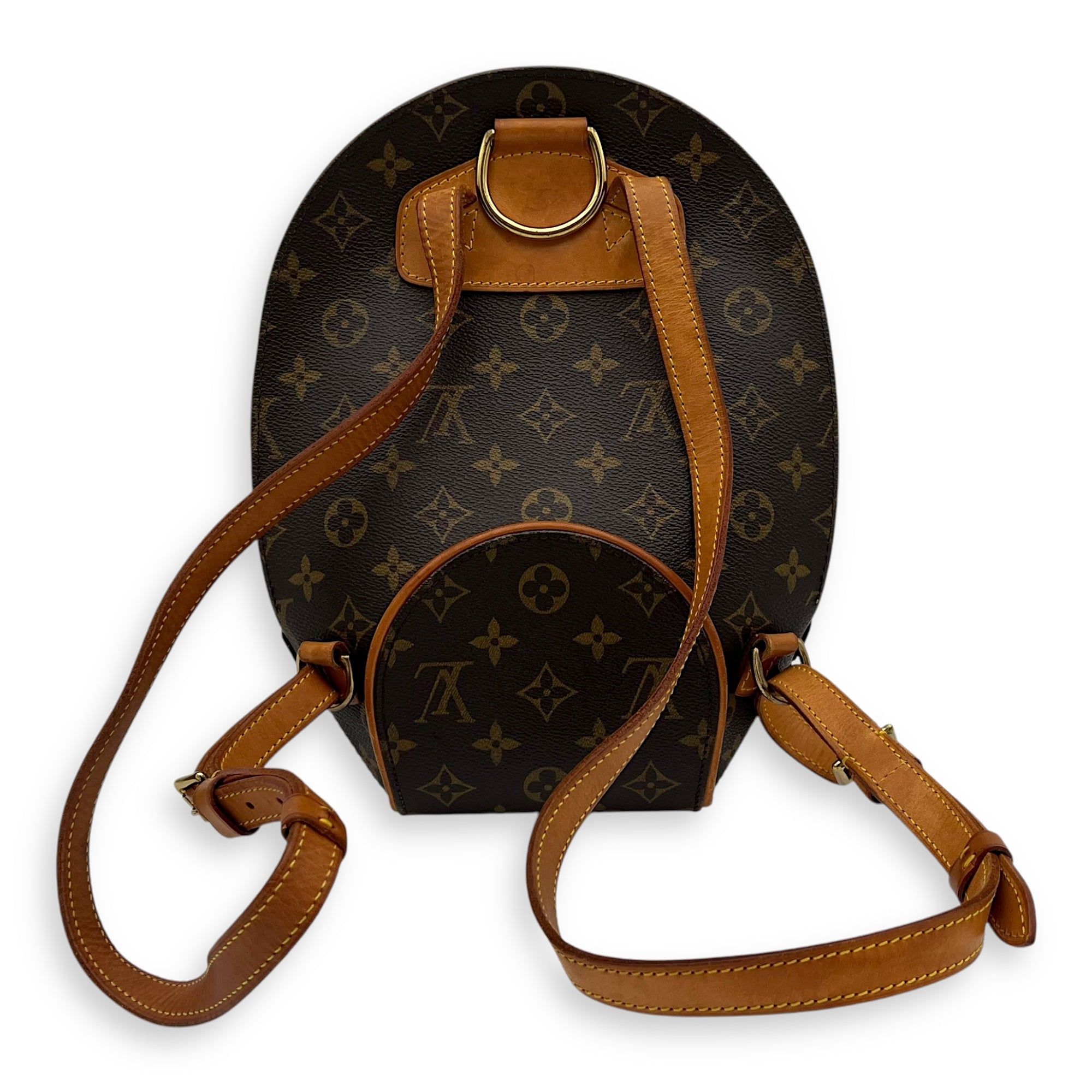 Louis Vuitton Ellipse Backpack Brown in Monogram Coated Canvas, Gold hardware_2