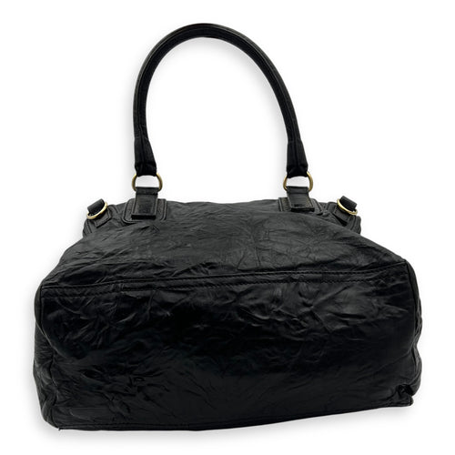 Givenchy Pandora Shoulder Bag Large Black in Goat Leather, Gold hardware_2