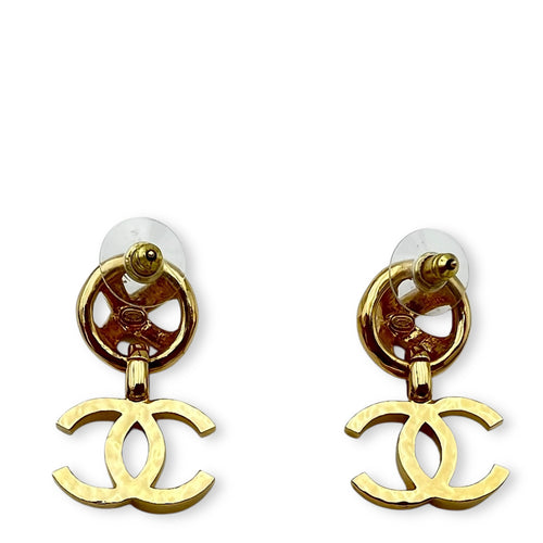 Chanel CC Coco Mark Gold Earrings in Metal, Gold hardware_2