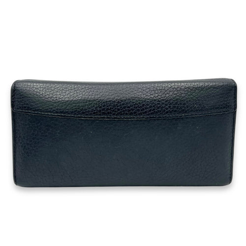 Louis Vuitton Capucines Long Black Wallet in Calfskin, Gold hardware_2