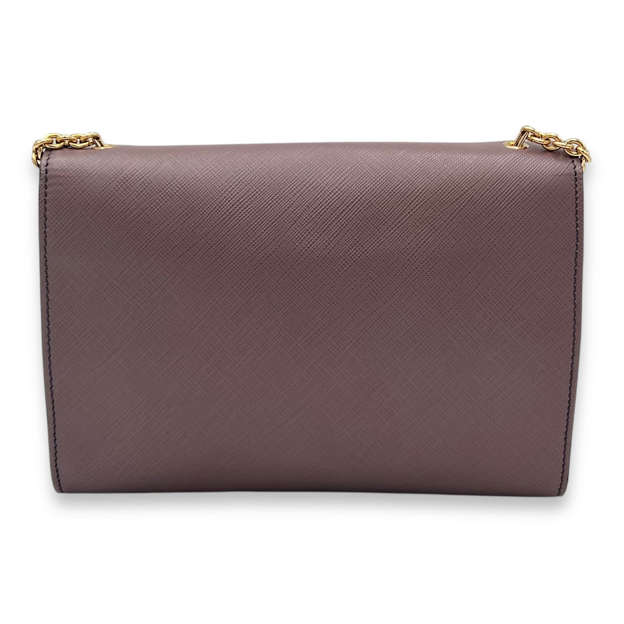 Salvatore Ferragamo Vara Bow Shoulder Bag Purple in Calfskin, Gold hardware_2