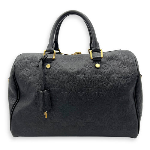 Louis Vuitton Speedy Top Handle Bag 30 Black in Empreinte Leather, Gold hardware_2