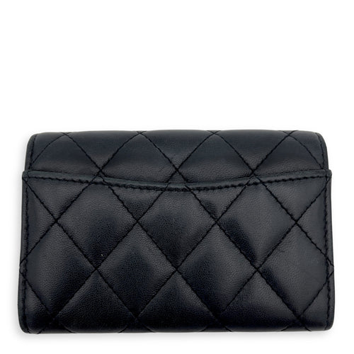 Chanel Classic Wallet Black in Lambskin, Gold hardware_2