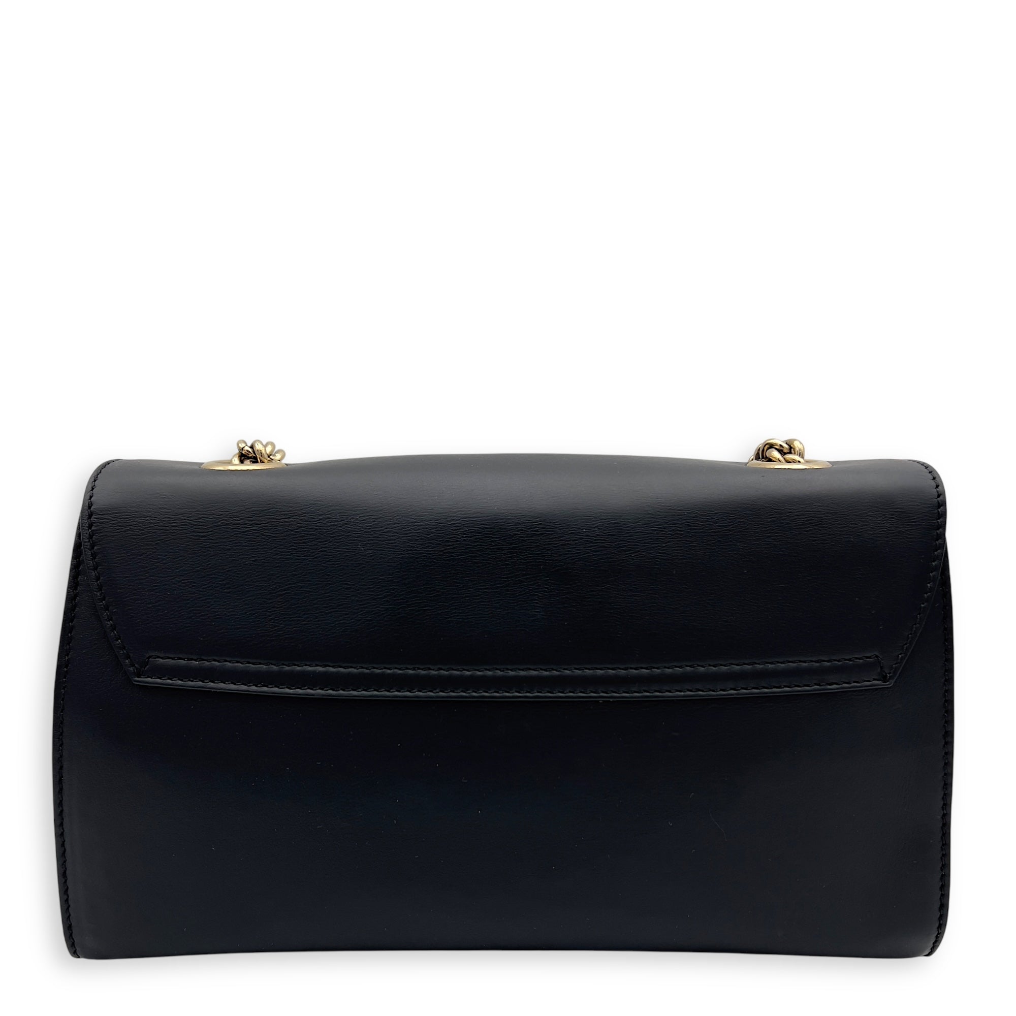 Gucci Horsebit 1955 Shoulder Bag Black in Calfskin, Gold hardware_2