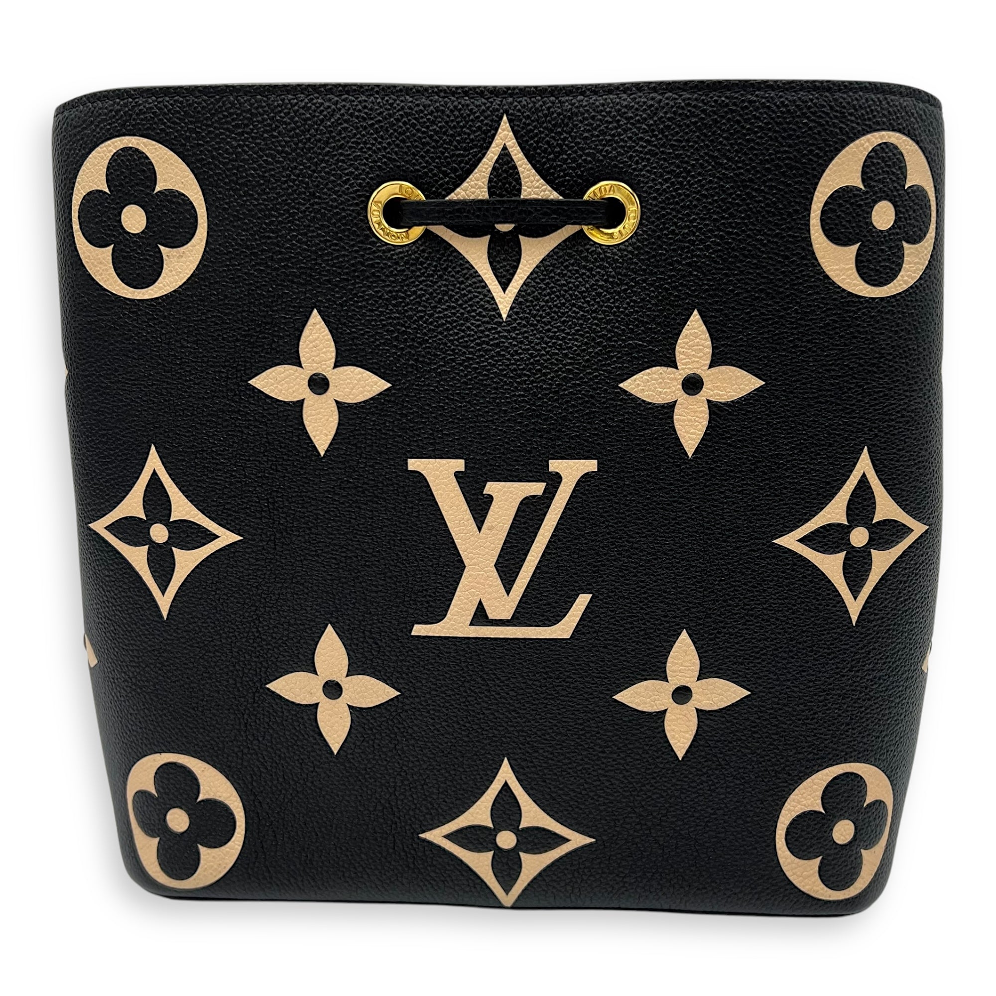 Louis Vuitton NeoNoe Bucket Bag Black in Empreinte Leather, Gold hardware_2