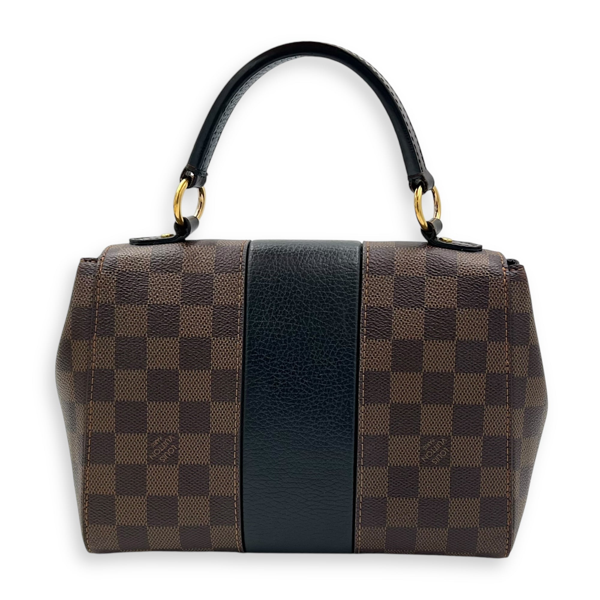 Louis Vuitton Bondstreet BB Brown Top Handle Bag in Coated Canvas, Gold hardware_2