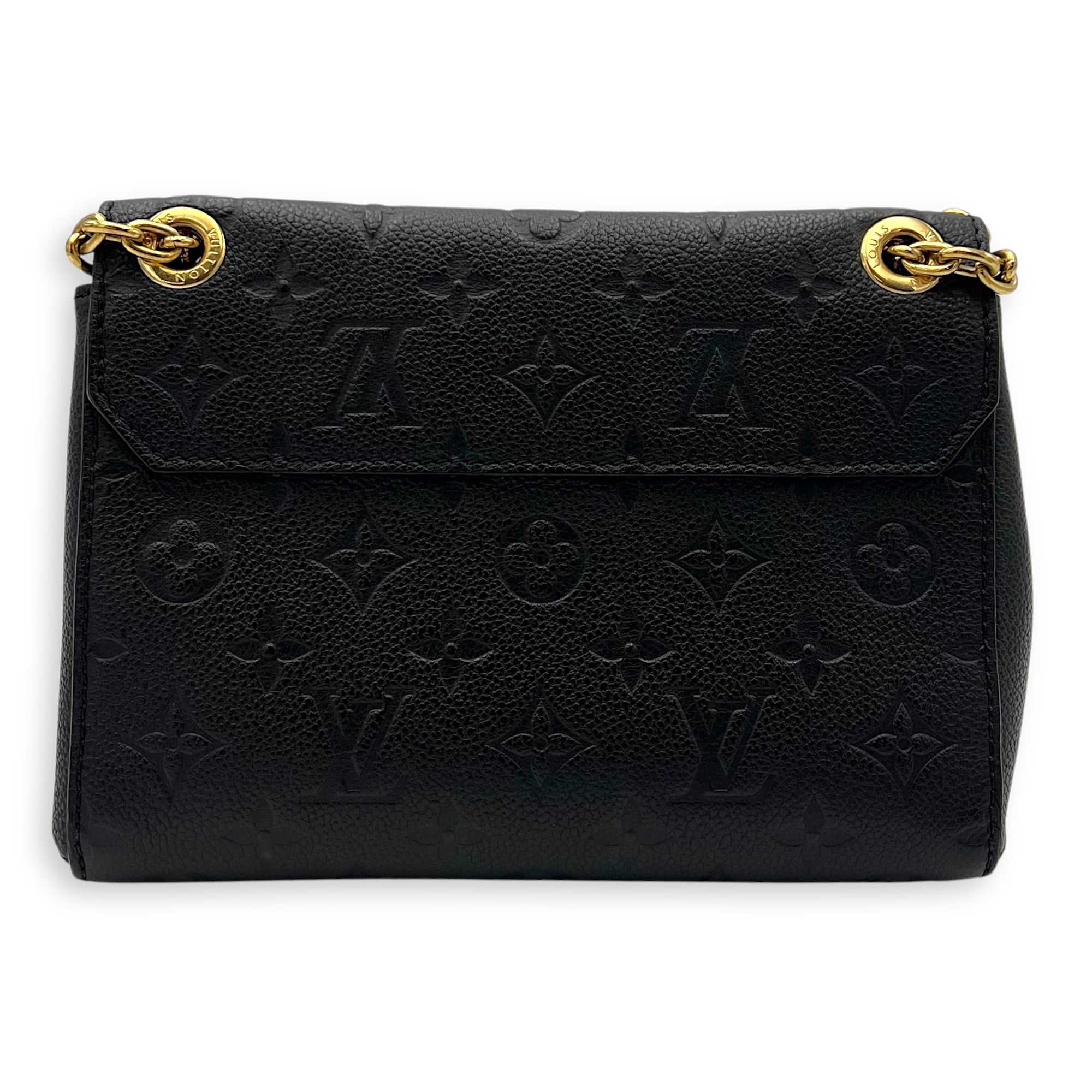 Louis Vuitton Vavin Shoulder Bag Black in Empreinte Leather, Gold hardware_2