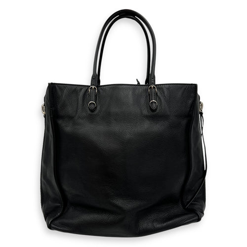 Balenciaga Papier Tote Bag Black in Calfskin, Silver hardware_2