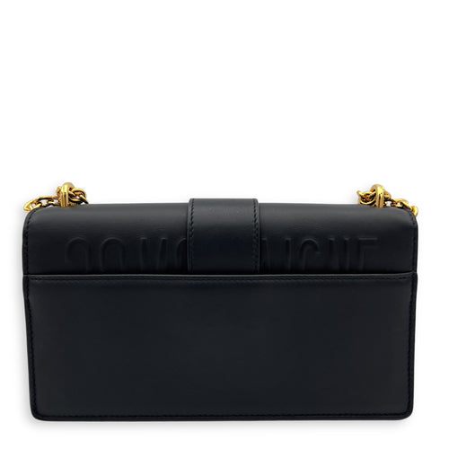 Christian Dior 30 Montaigne East West Black Shoulder Bag in Calfskin, Gold hardware_2