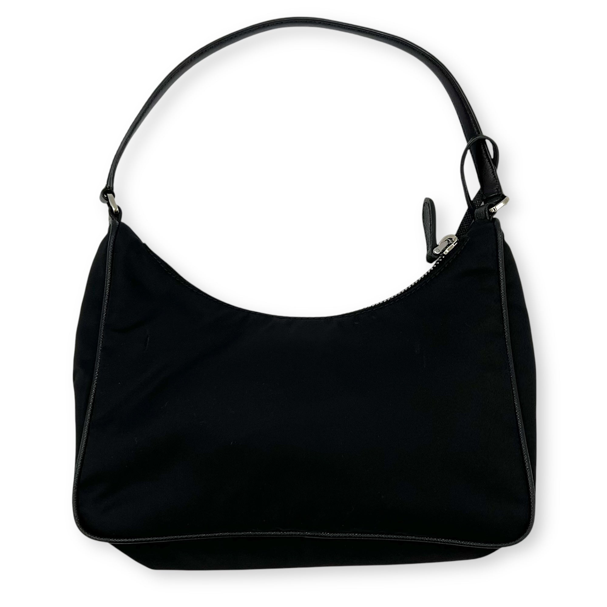 Prada Re-Edition 2000 Shoulder Bag Black in Re-Nylon, Silver hardware_2