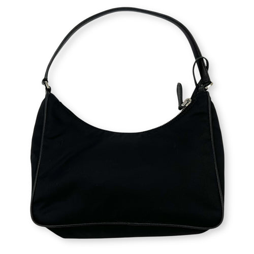 Prada Re-Edition 2000 Shoulder Bag Black in Re-Nylon, Silver hardware_2