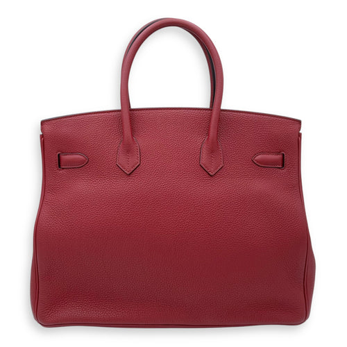 Hermès Birkin Rouge Grenat in Togo, Palladium hardware_2