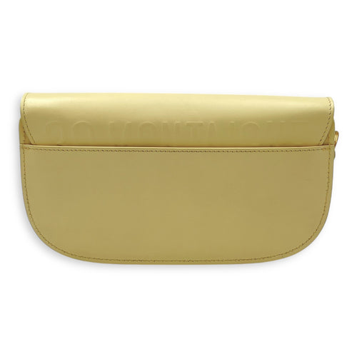 Christian Dior Bobby East West Yellow Crossbody Bag in Calfskin, Gold hardware_2