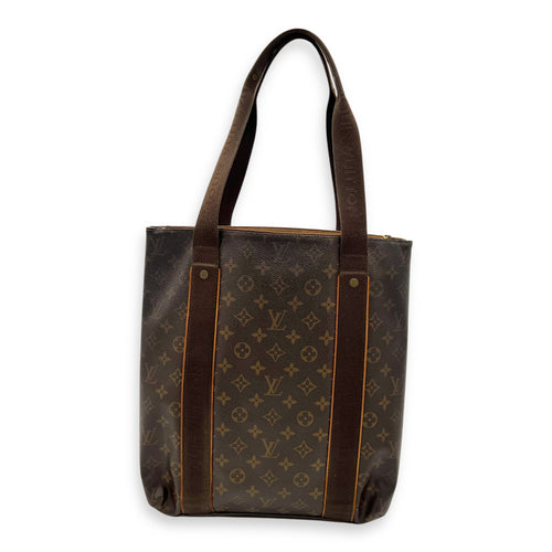 Louis Vuitton Beaubourg Tote Bag Brown in Monogram Coated Canvas, Gold hardware_2