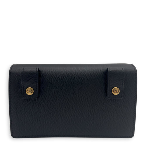 Christian Dior Saddle Belt Bag Black in Calfskin, Gold hardware_2