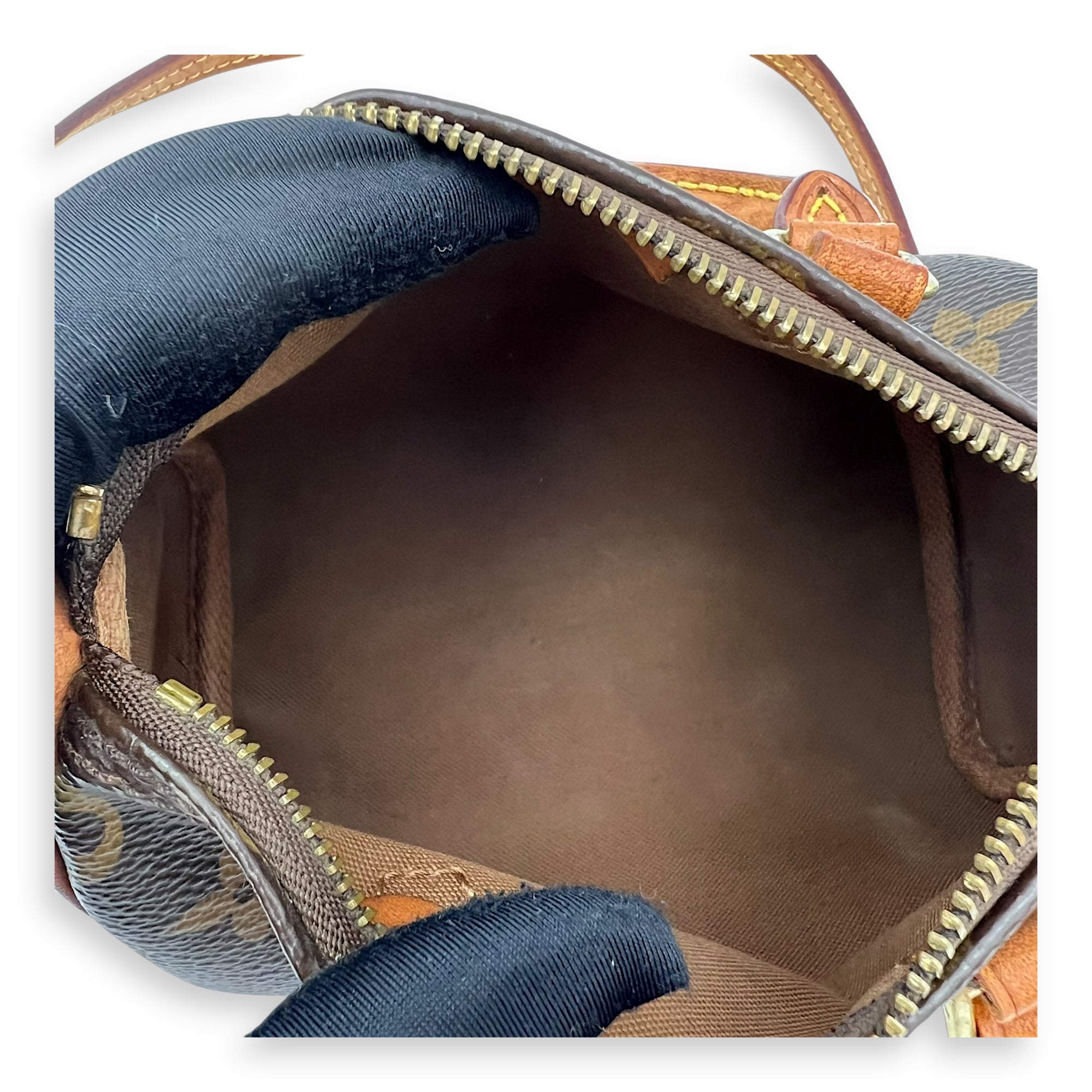Louis Vuitton Speedy Bandouliere Top Handle Bag Nano Brown in Monogram  Coated Canvas, Gold hardware Singapore