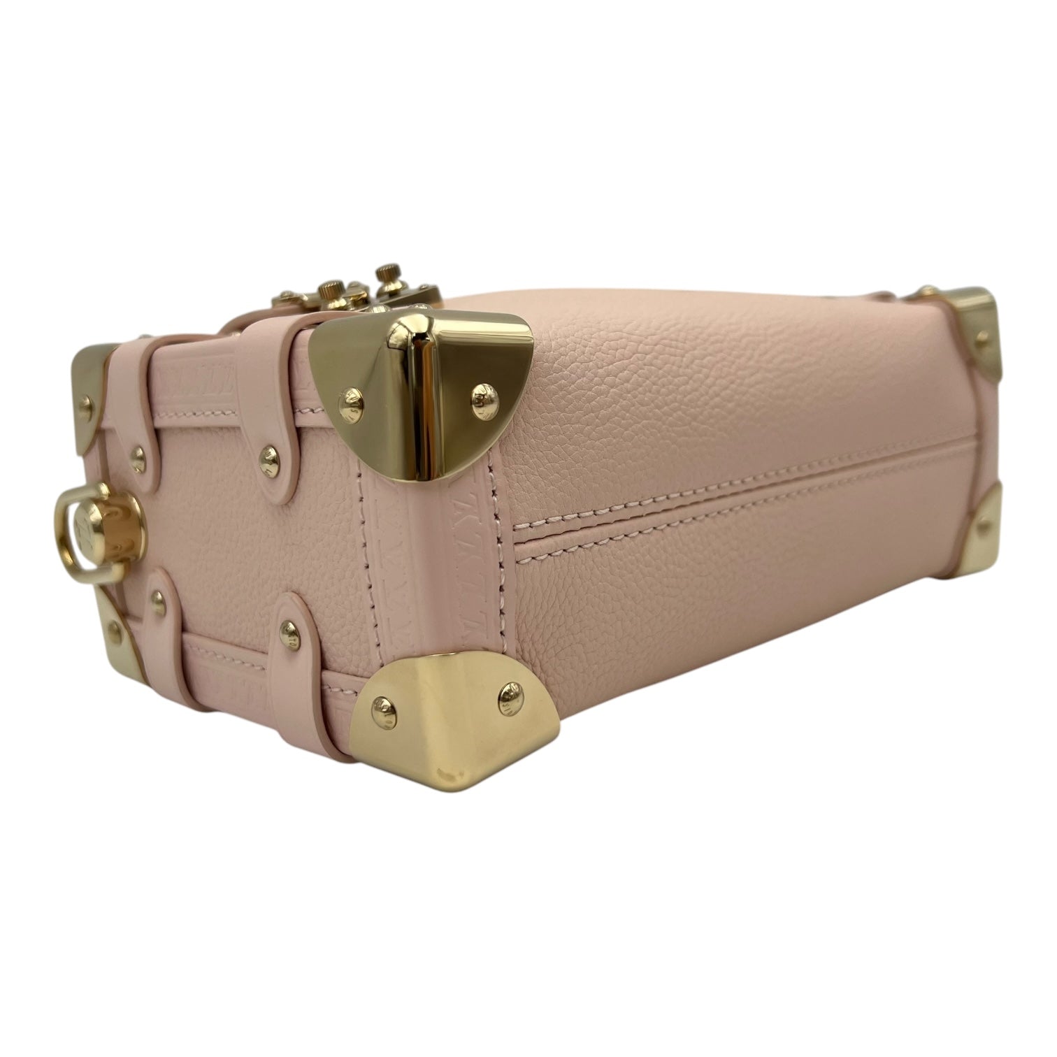 Louis Vuitton Side Trunk PM Pink Crossbody Bag in Calfskin, Silver hardware_8