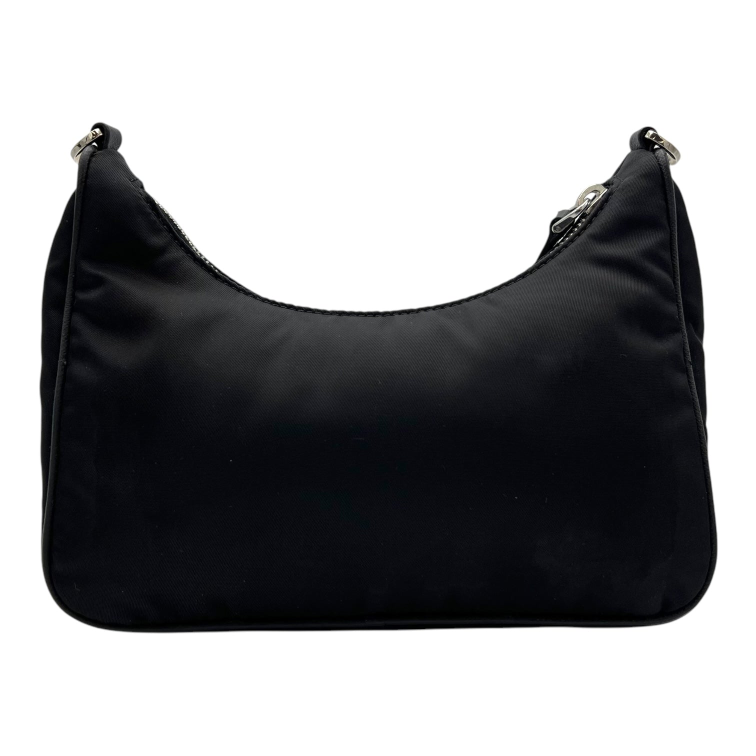 Prada Re-Nylon Crossbody Bag Black in Re-Nylon, Silver hardware_2