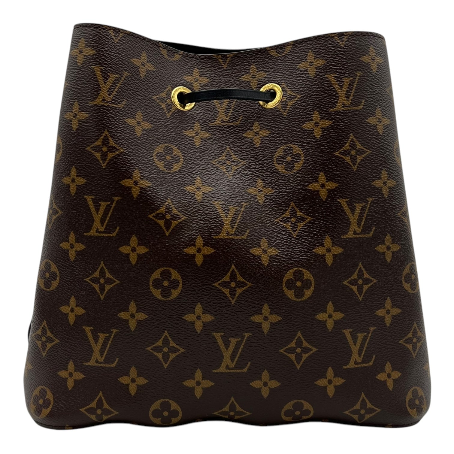 Louis Vuitton Noe Shoulder Bag Brown in Coated Canvas, Gold hardware_2