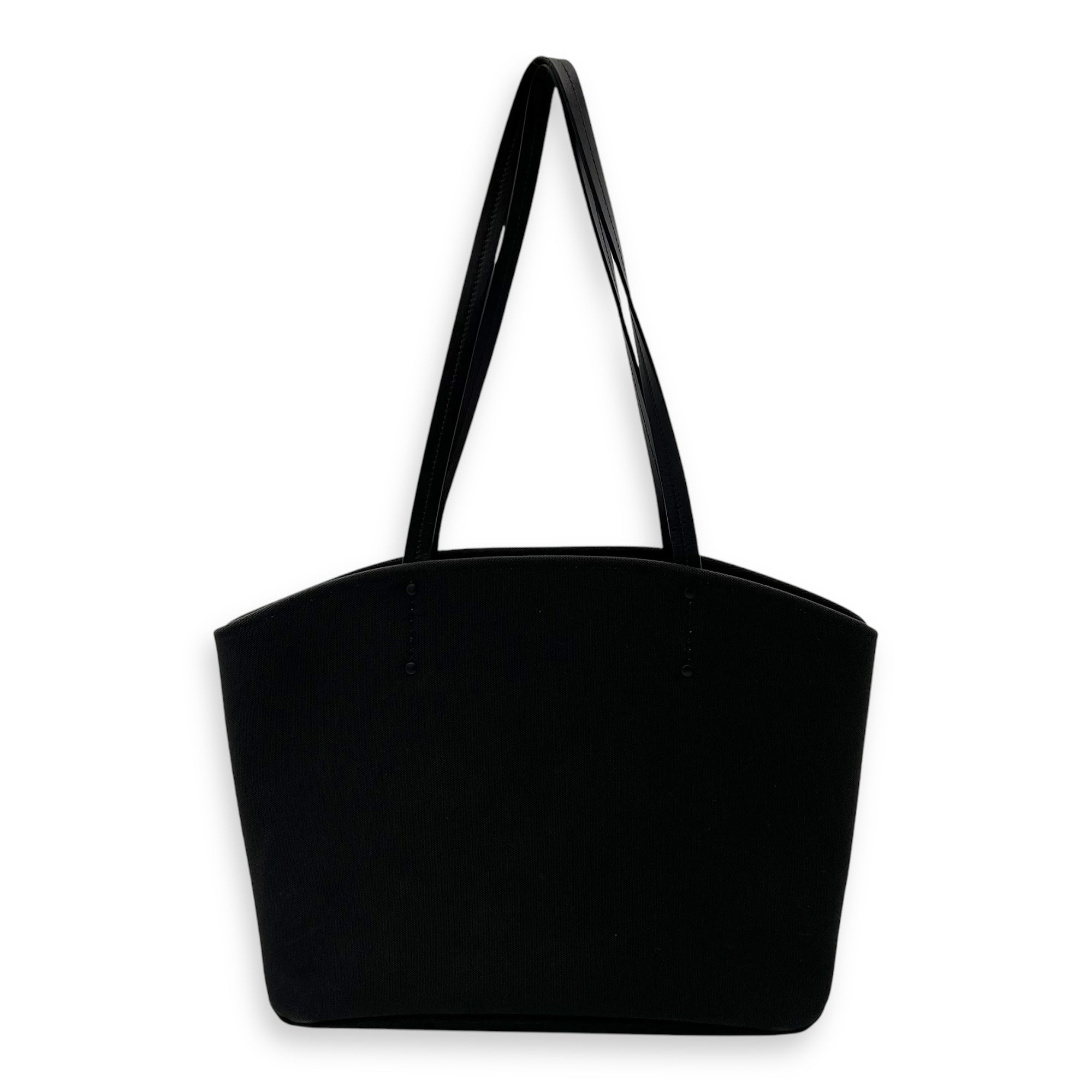 Prada Canapa Tote Bag Black in Canvas_2