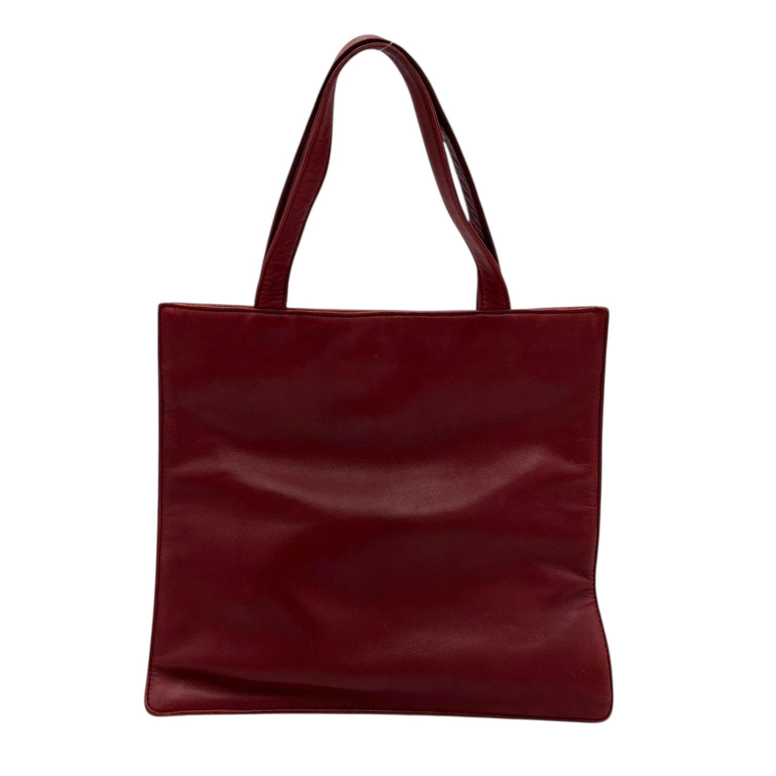 Loewe Anagram Tote Bag Red in Lambskin_2