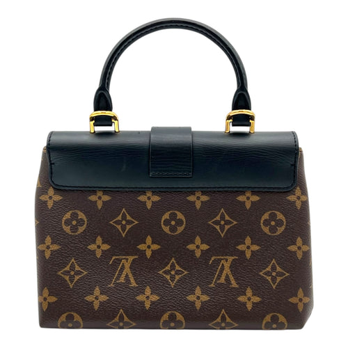 Louis Vuitton Locky Top Handle Bag Black in Monogram Coated Canvas, Gold hardware_2