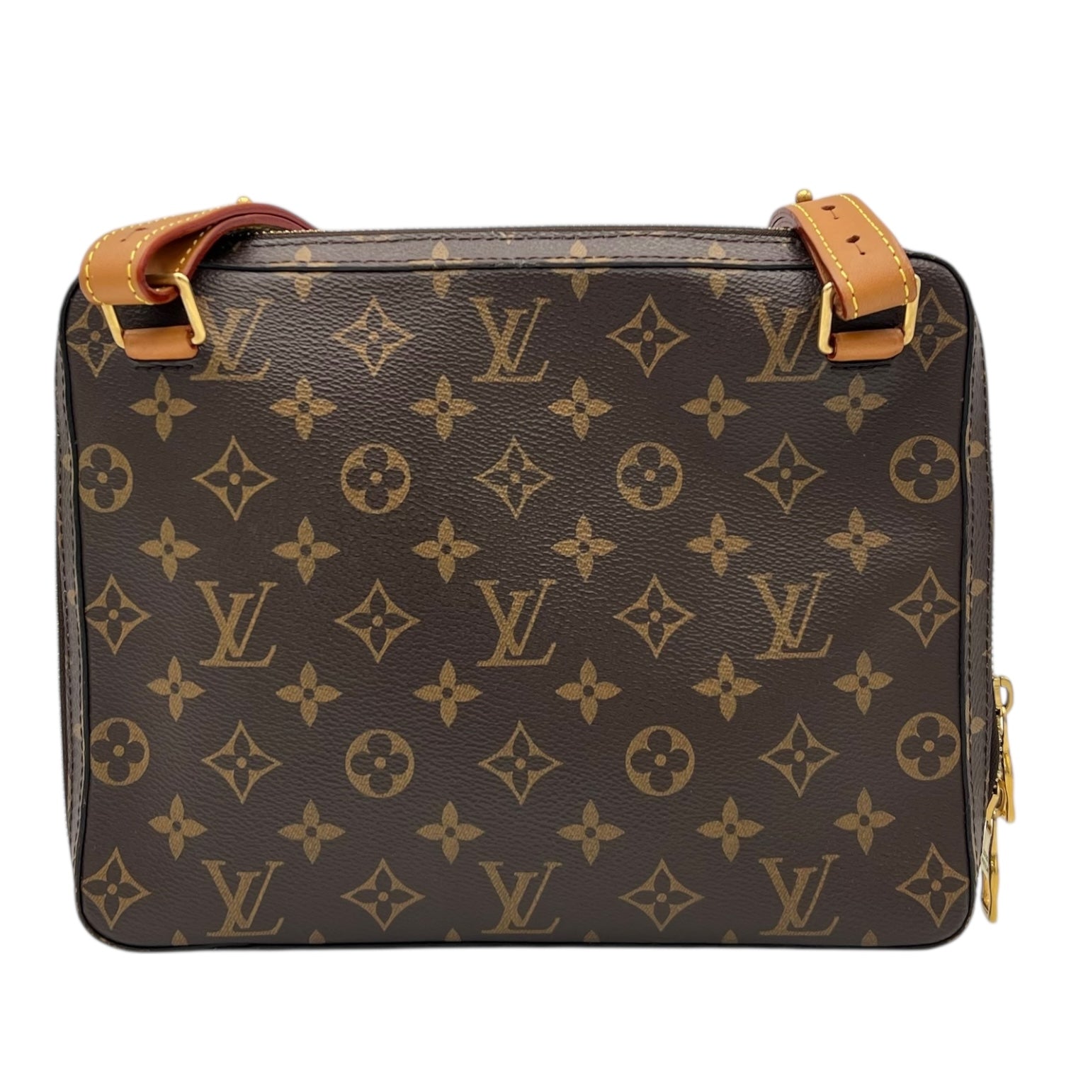 Louis Vuitton Trunk Crossbody Bag MM Brown in Monogram Coated Canvas, Gold hardware_2