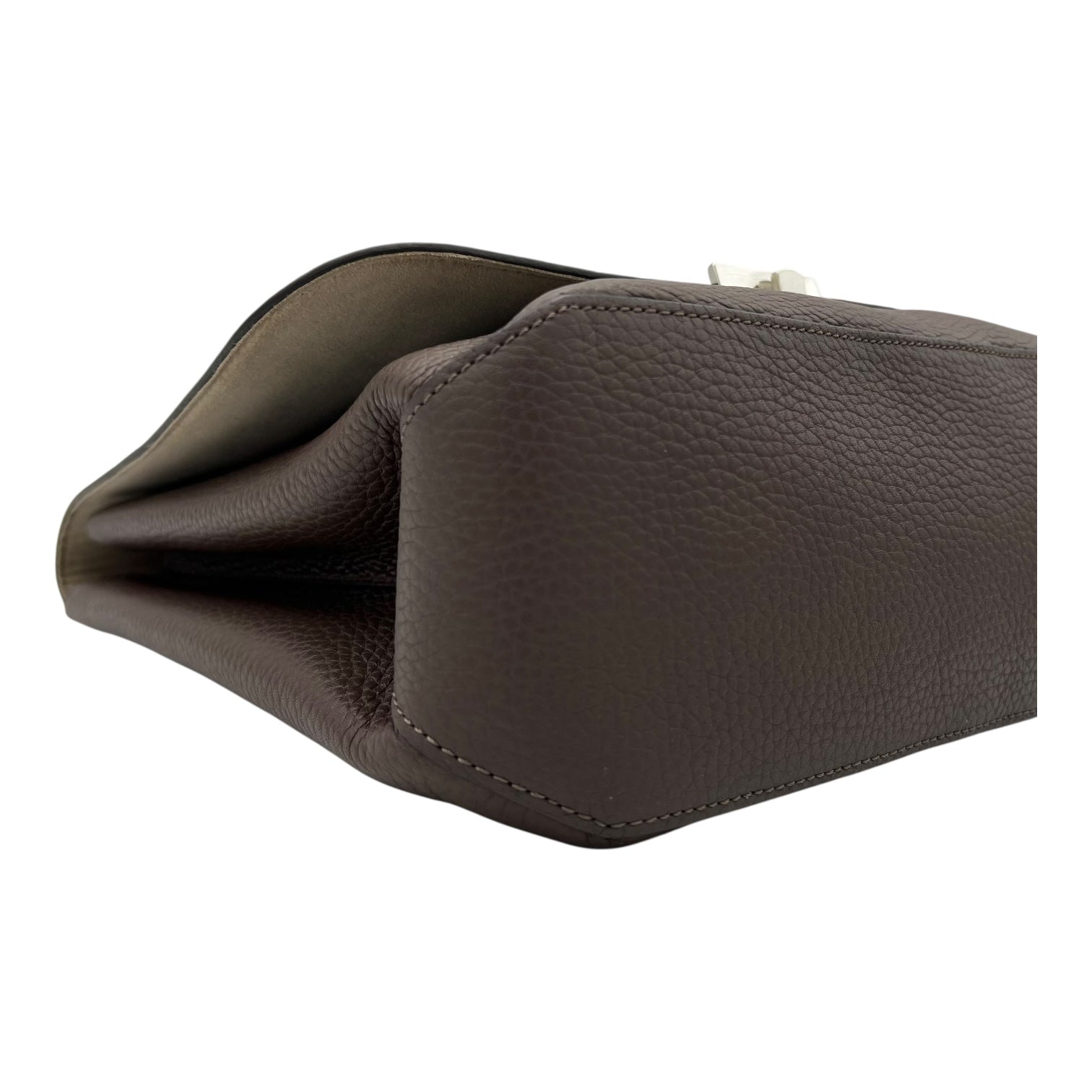 Louis Vuitton Volta Top Handle Bag Grey in Calfskin, Silver hardware_9