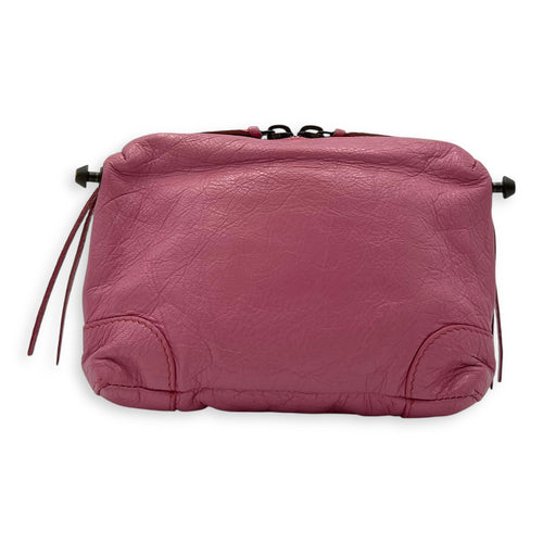 Balenciaga Reporter Sneakers Pink in Lambskin, Gunmetal hardware_2