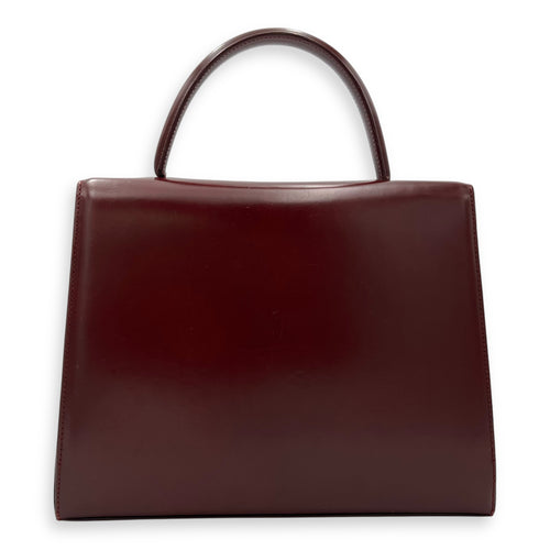 Cartier panther Top Handle Bag Red in Calfskin, Silver hardware_2