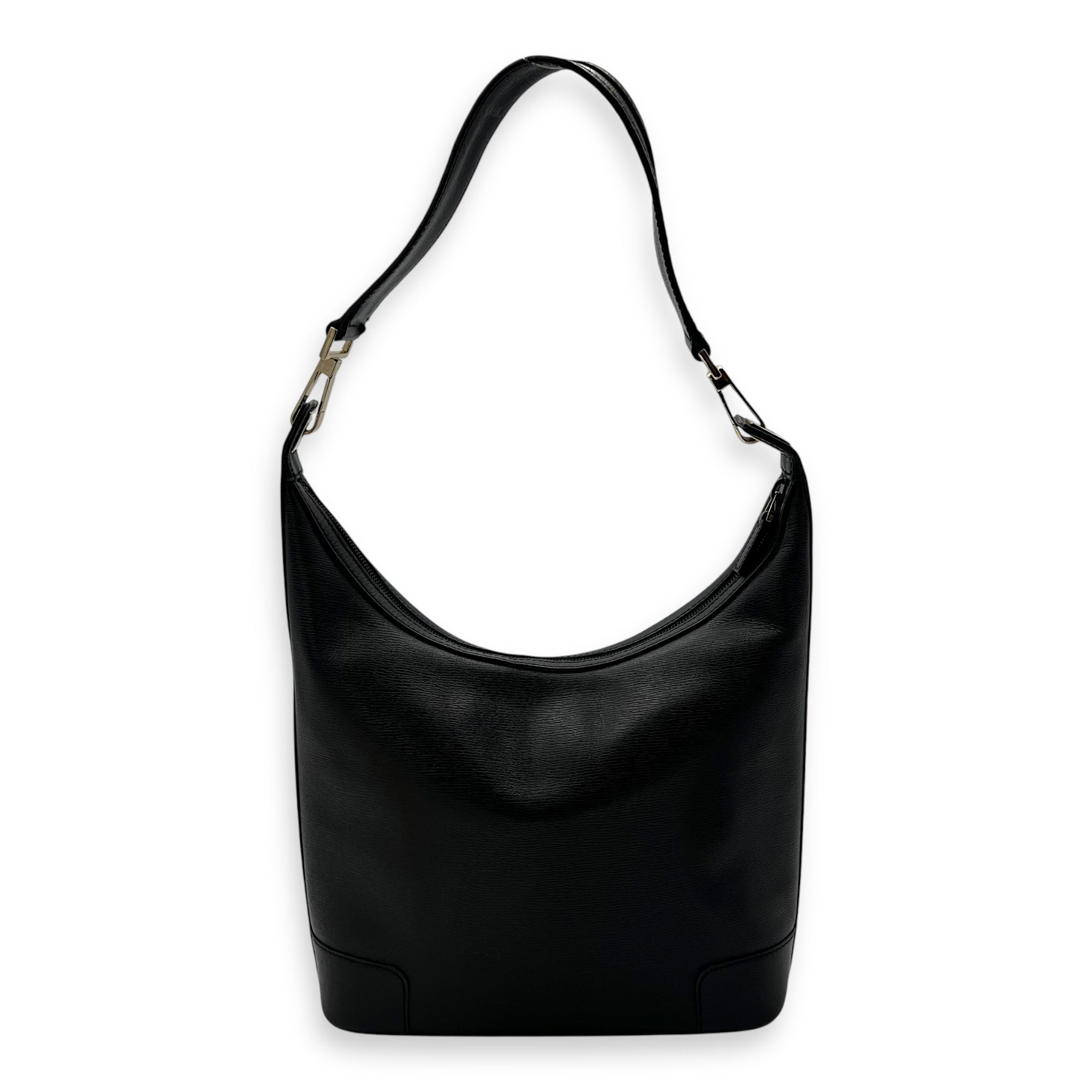 Gucci Vintage Shoulder Bag Black in Calfskin, Gold hardware_2