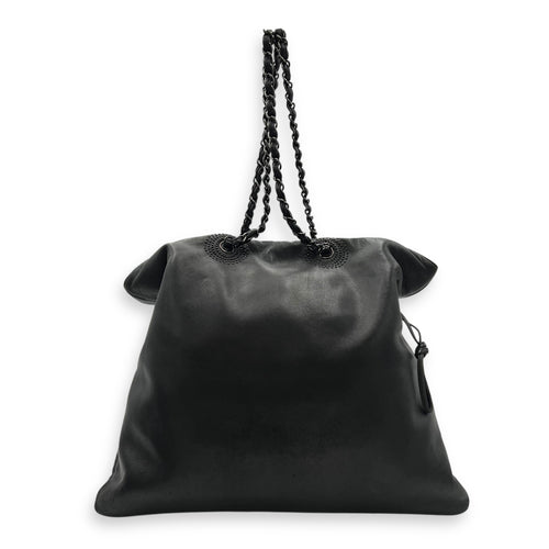 Chanel Others Shoulder Bag Black in Calfskin, Silver hardware_2