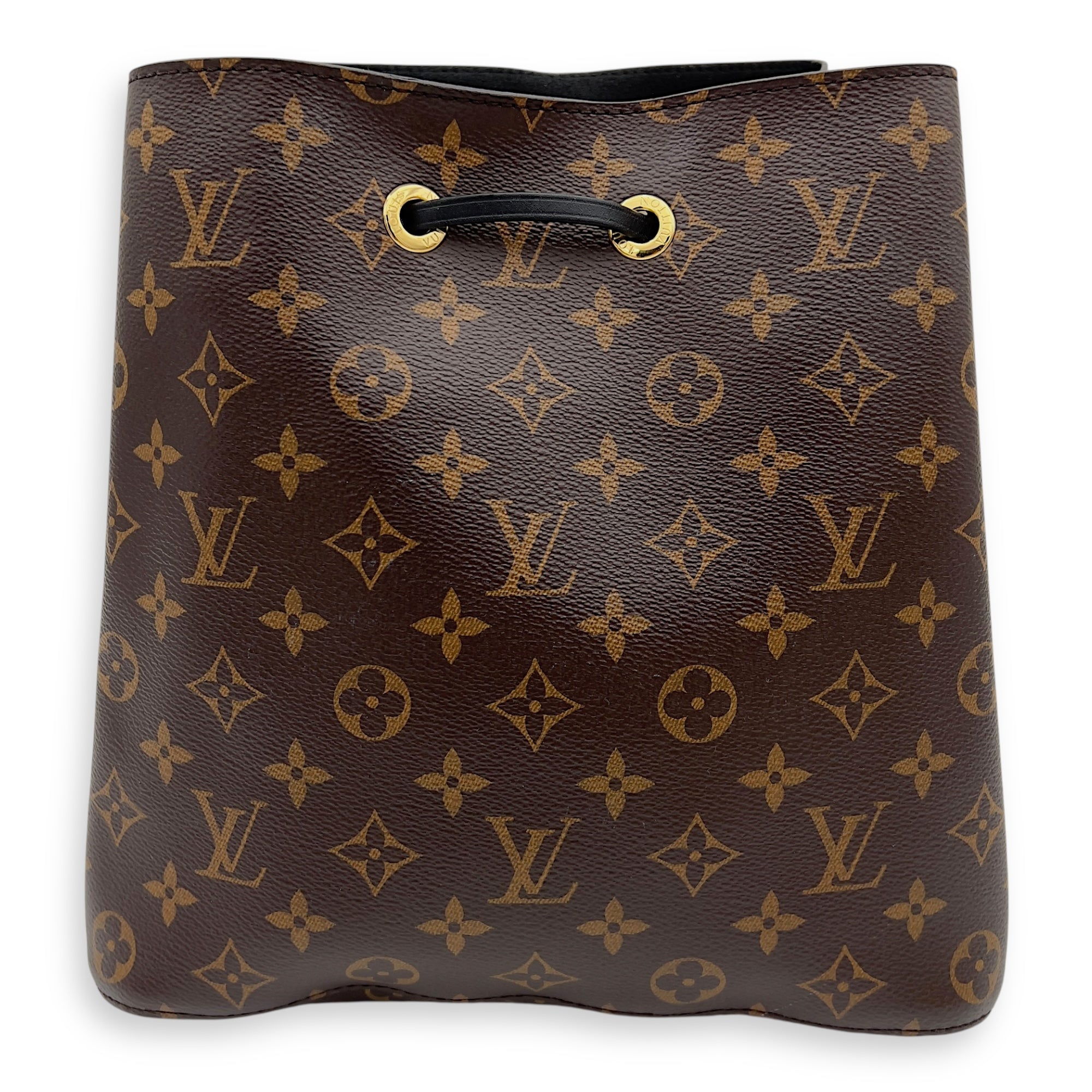 Louis Vuitton NeoNoe Bucket Bag Brown in Monogram Coated Canvas, Gold hardware_2
