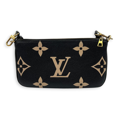 Louis Vuitton Multi-Pochette Accessoires Crossbody Bag Blue in Empreinte Leather, Gold hardware_2