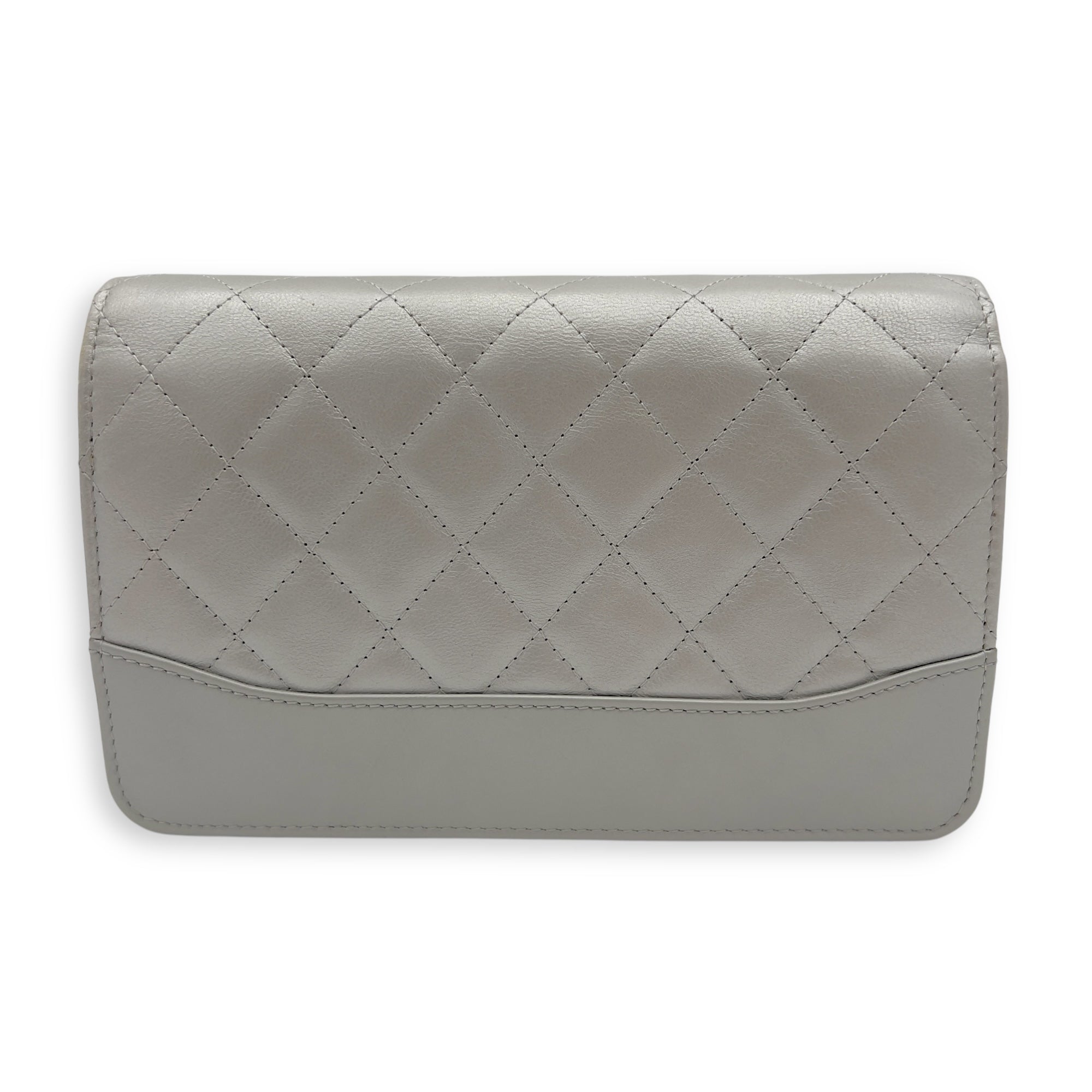 Chanel Gabrielle Wallet On Chain Pearly in Lambskin, Gold hardware_2