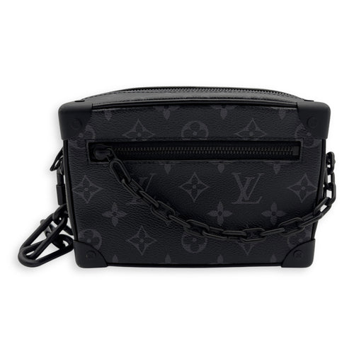 Louis Vuitton Trunk Shoulder Bag Black in Monogram Coated Canvas, Black hardware_2