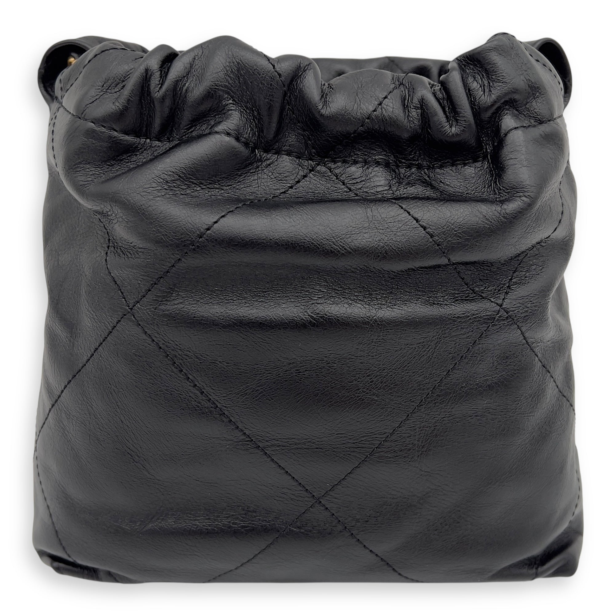 Chanel 22 Tote Crossbody Bag Mini Pearl in Calfskin, Gold hardware_2