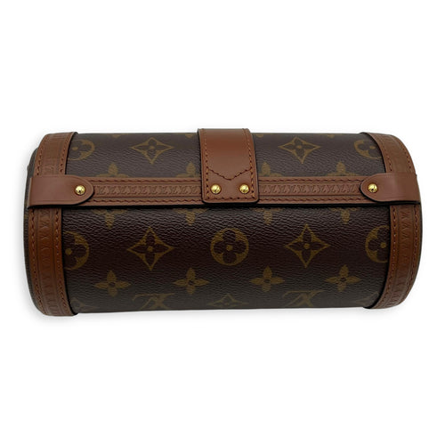 Louis Vuitton Papillon Trunk Brown Shoulder Bag in Monogram Coated Canvas, Gold hardware_2