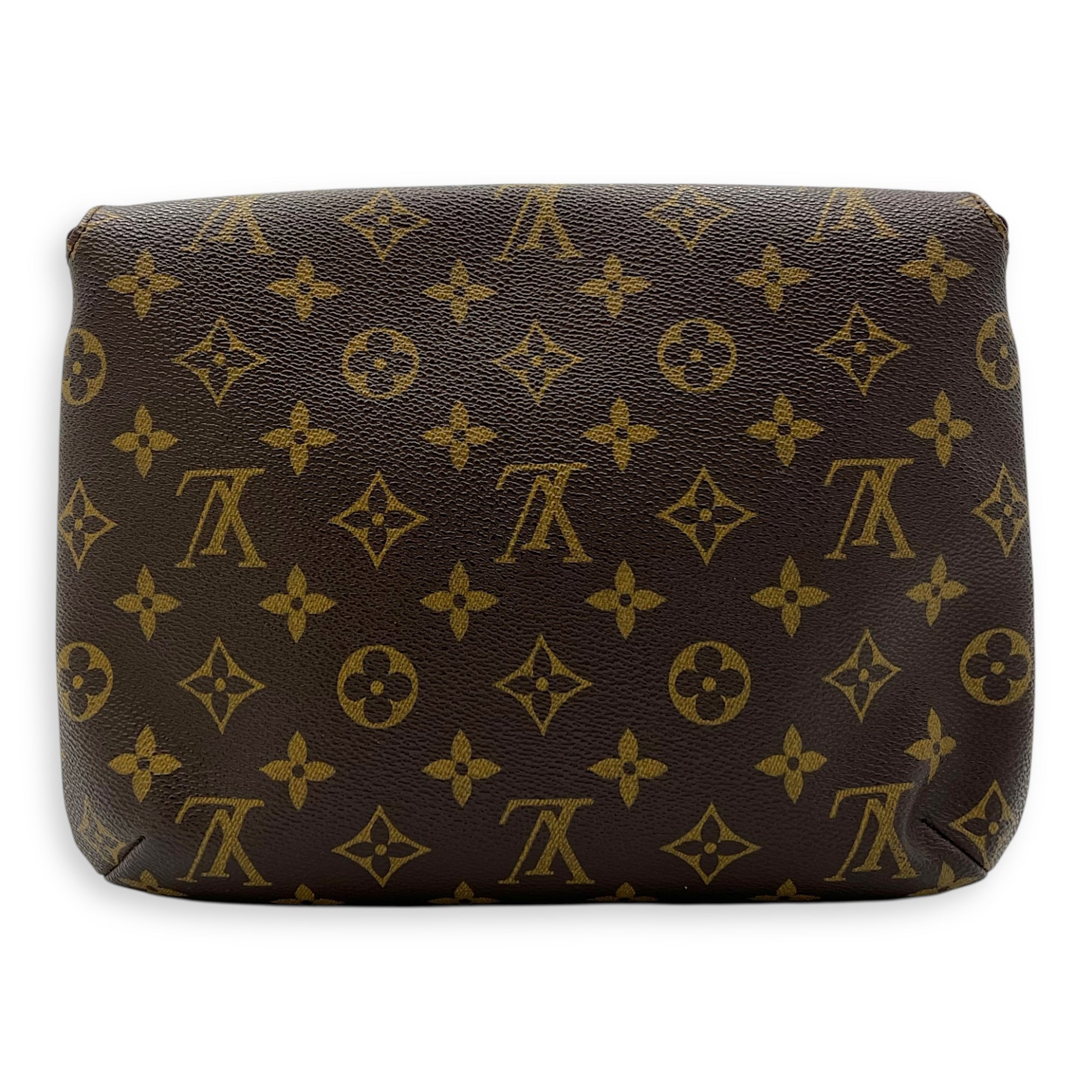 Louis Vuitton Musette Tango Shoulder Bag Brown in Monogram Coated Canvas, Gold hardware_2