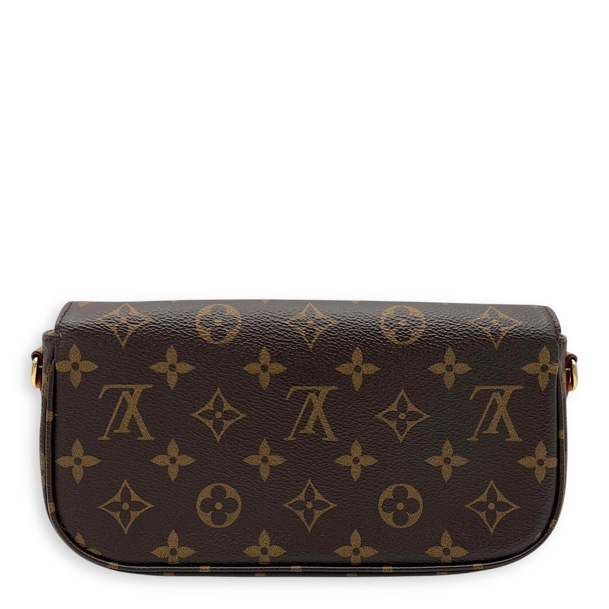 Louis Vuitton Ivy Crossbody Bag Brown in Monogram Coated Canvas, Gold hardware_2